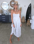 Robe jupe  beige grise 2&1