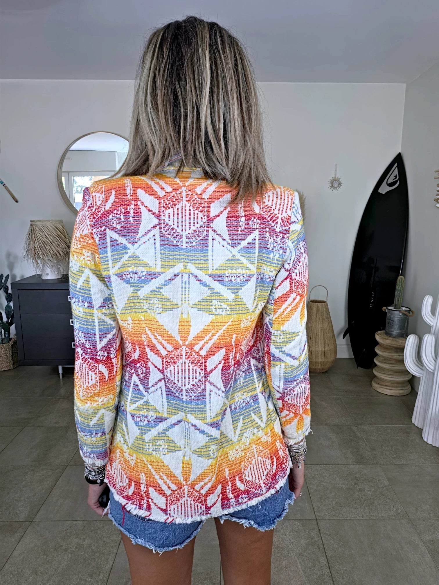 Veste cintrée éthnique