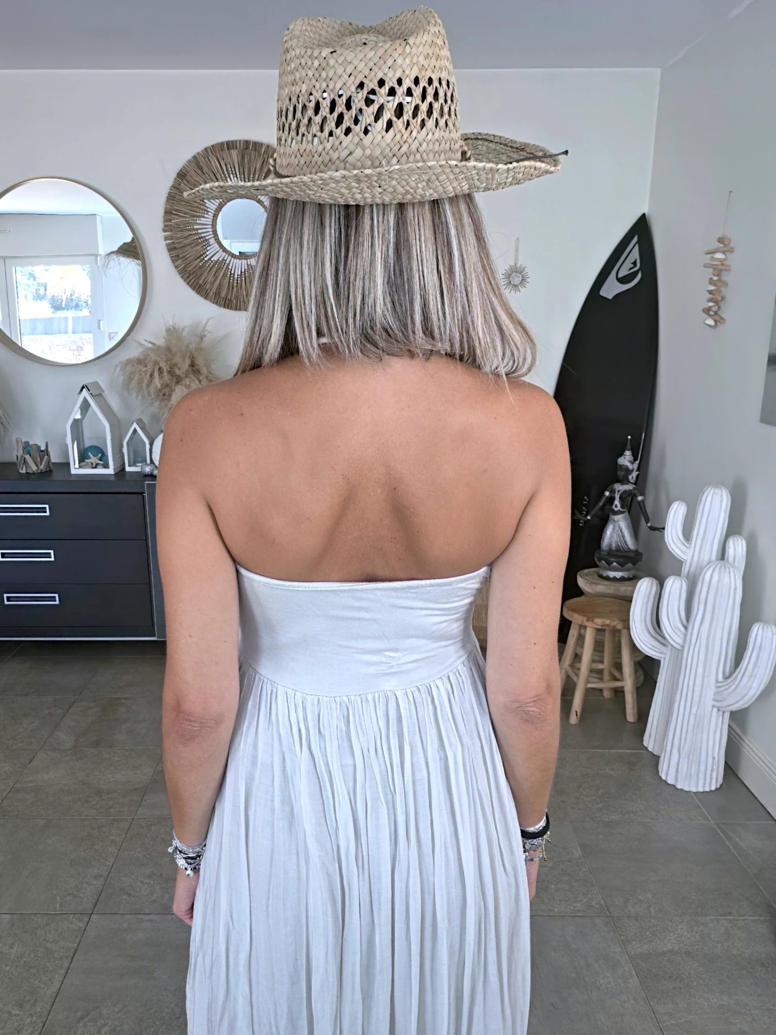 Robe jupe  beige grise 2&amp;1