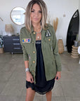 Veste saharienne militaire customisée