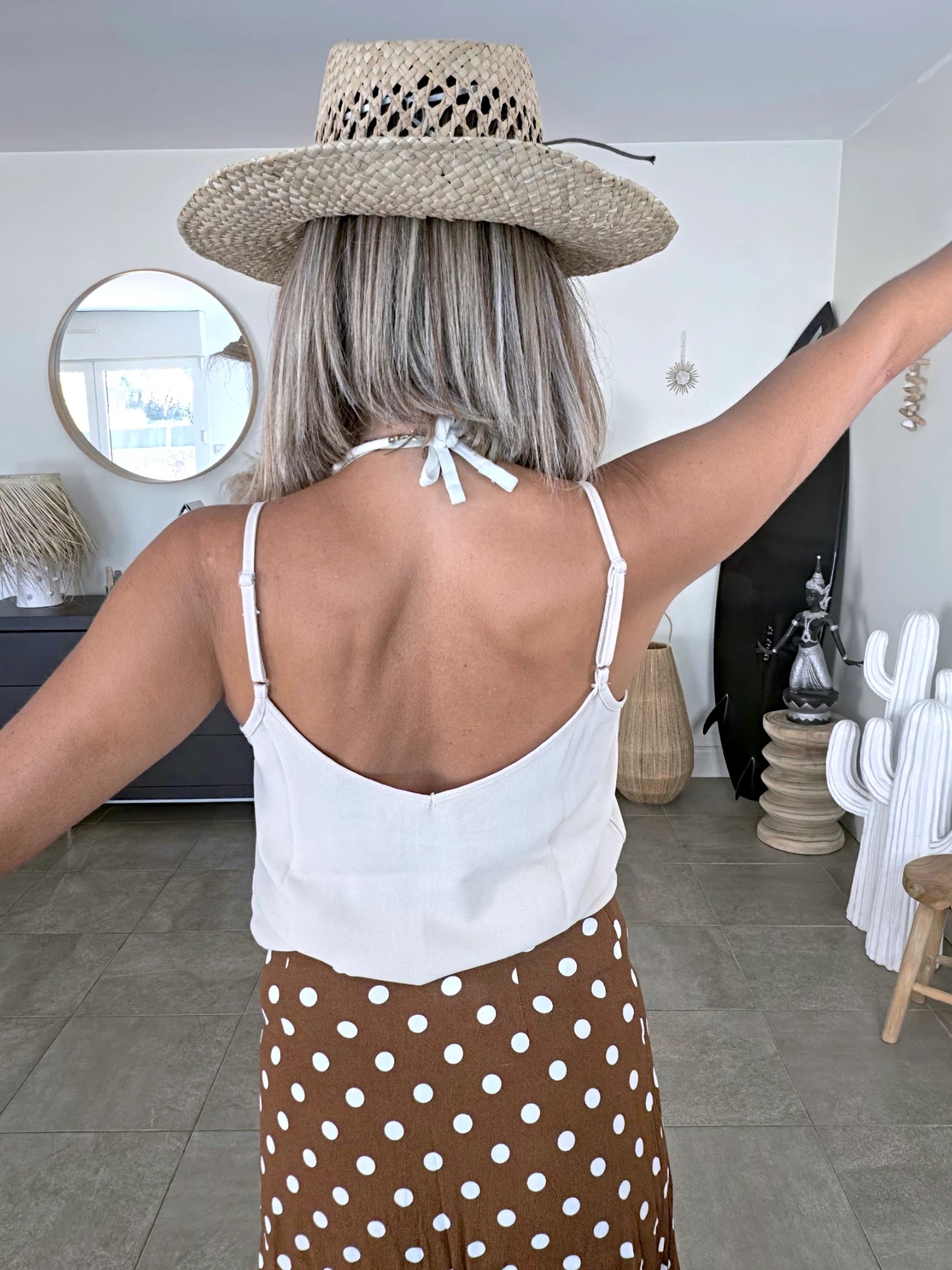 Débardeur Léa beige