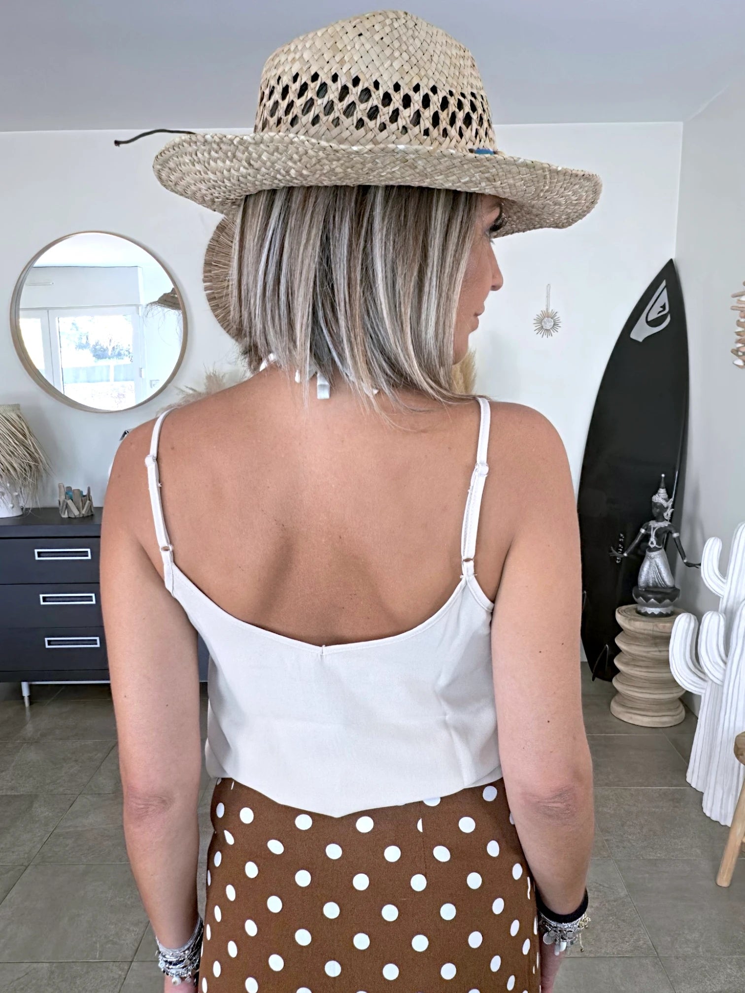 Débardeur Léa beige