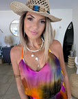 Combi-short tie and dye
