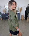 Veste saharienne militaire customisée