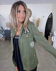 Veste saharienne militaire customisée