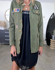 Veste saharienne militaire customisée