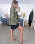 Veste saharienne militaire customisée