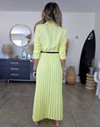 Robe smoking jaune