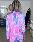 Ensemble veste + pantalon tie and dye