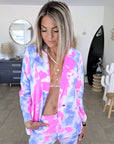 Ensemble veste + pantalon tie and dye