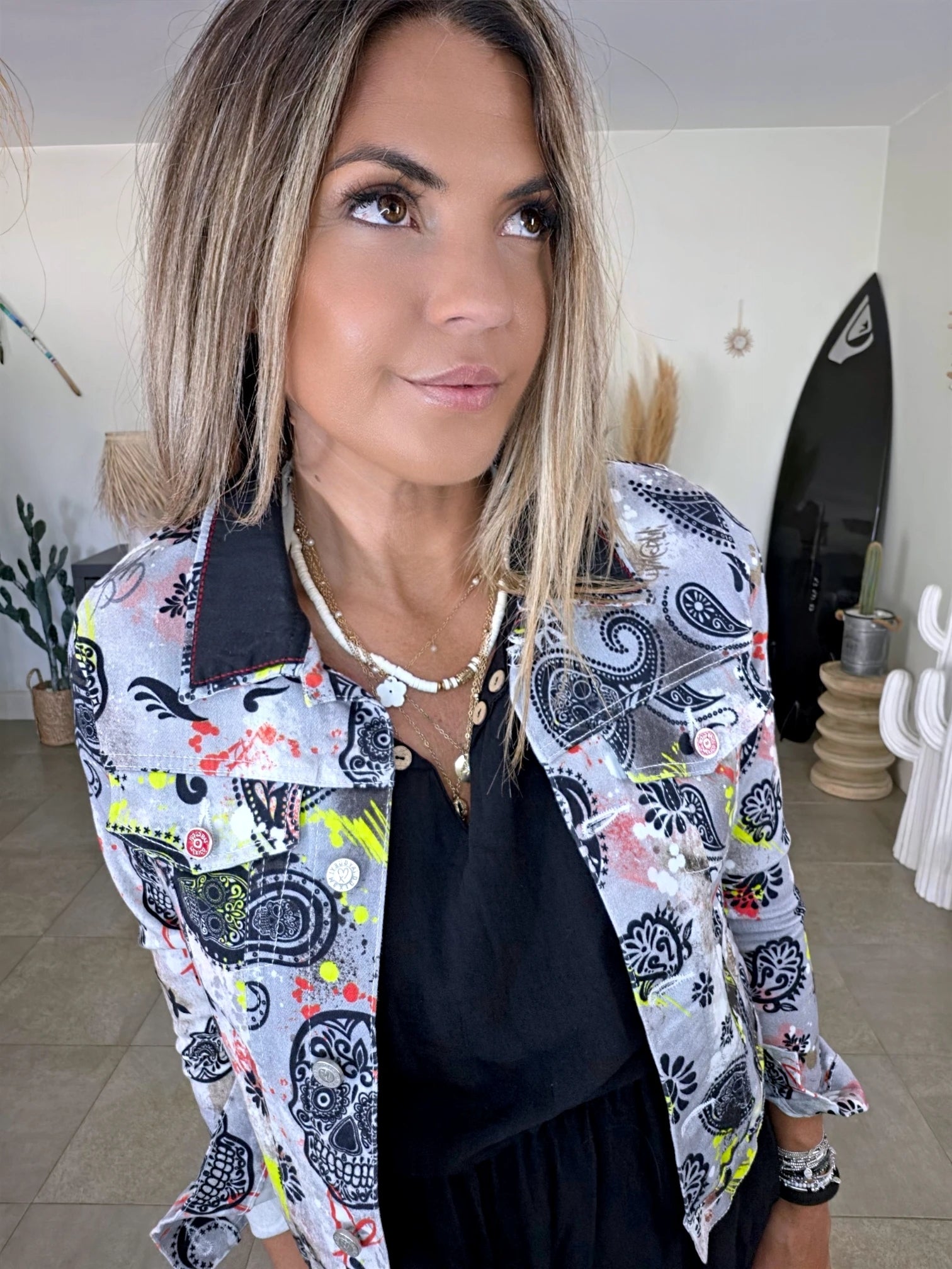 Veste en jean Mexico