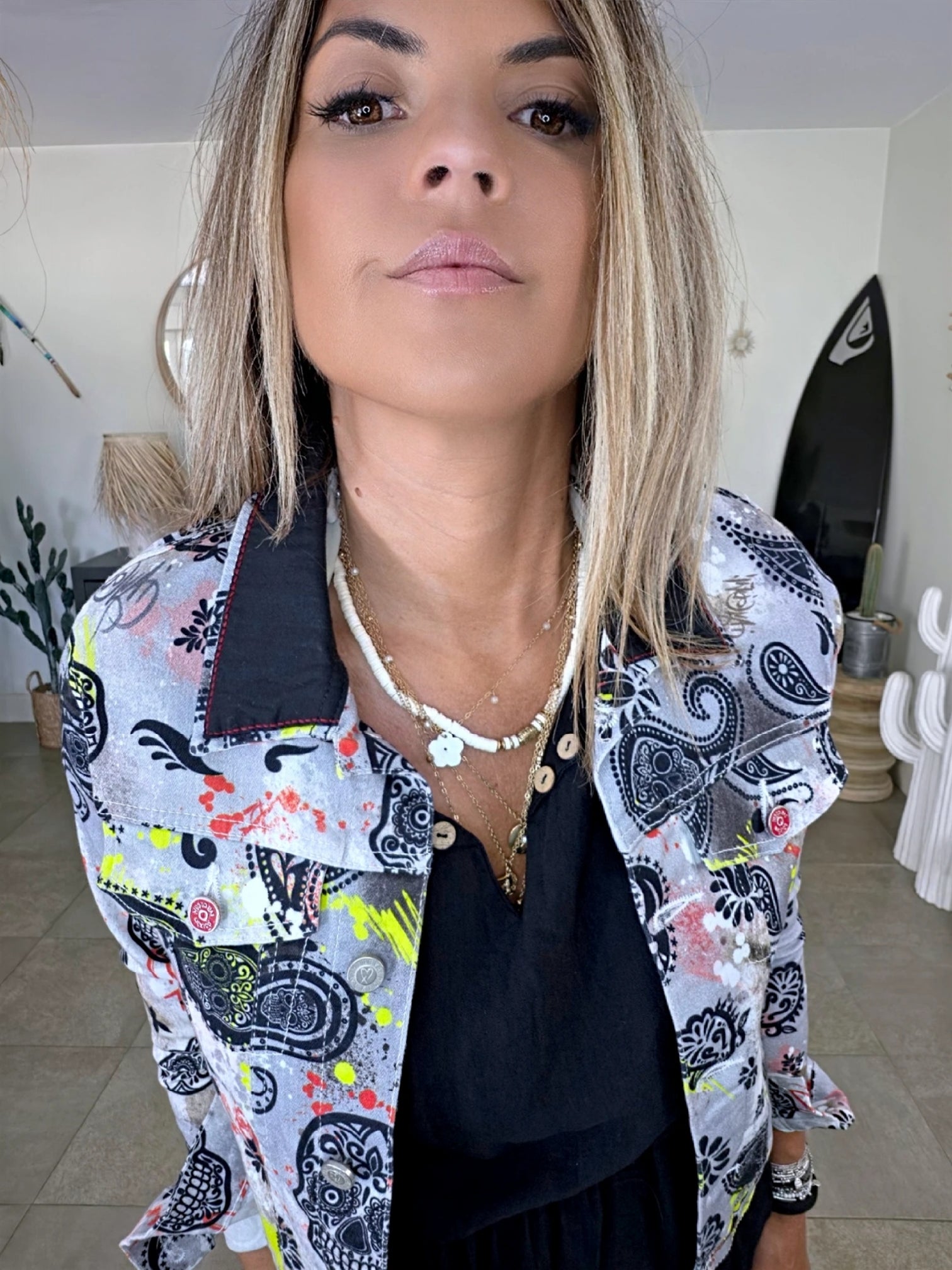 Veste en jean Mexico