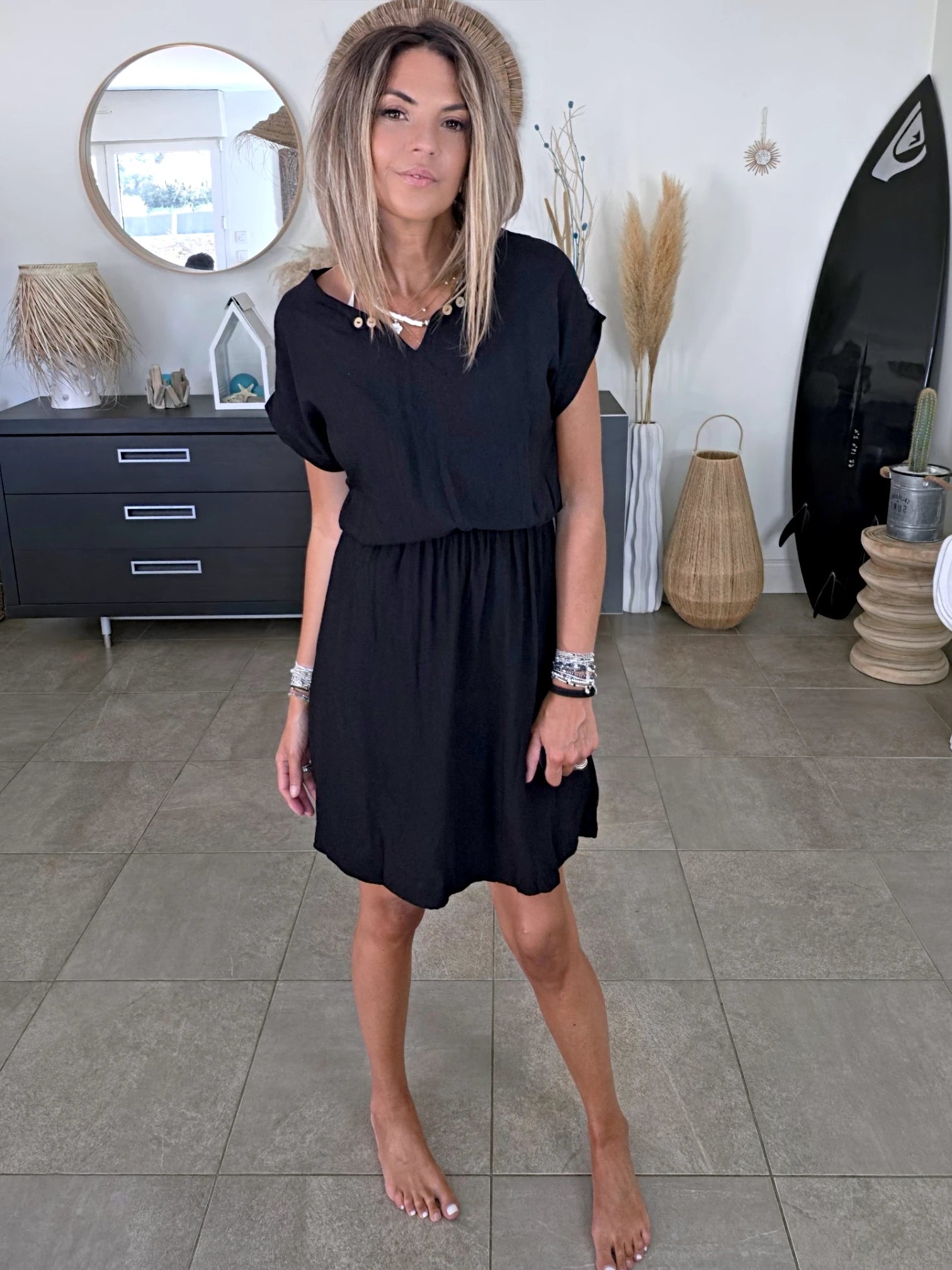 Robe été noire
