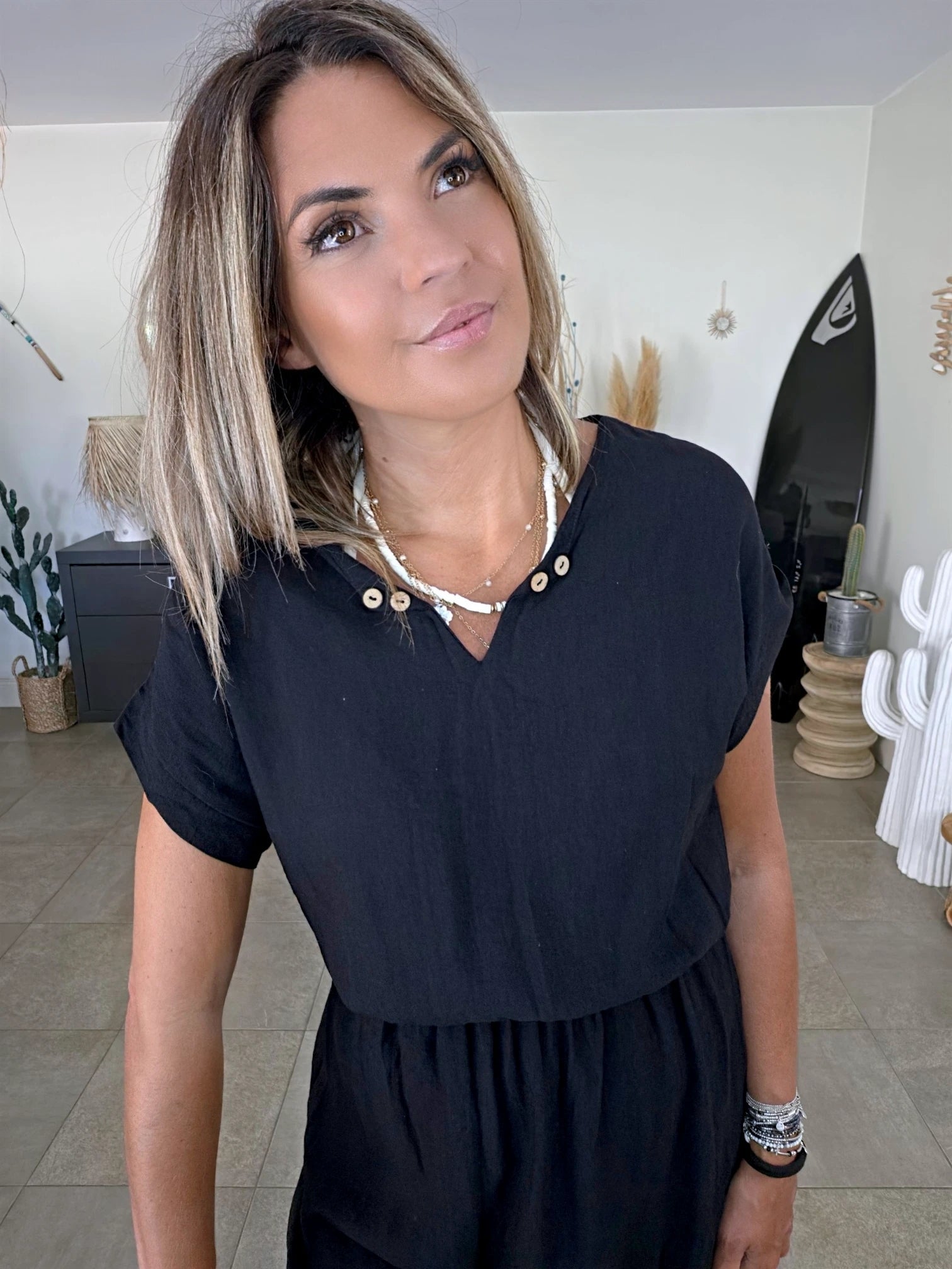 Robe été noire