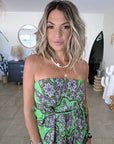 Robe bustier en soie
