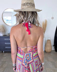 Robe asymétrique en soie