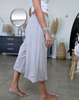 Pantalon 2&1 Bermuda beige-gris