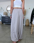 Pantalon 2&1 Bermuda beige-gris
