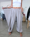 Pantalon 2&1 Bermuda beige-gris