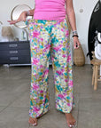 Pantalon à imprimé camouflage