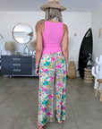 Pantalon à imprimé camouflage