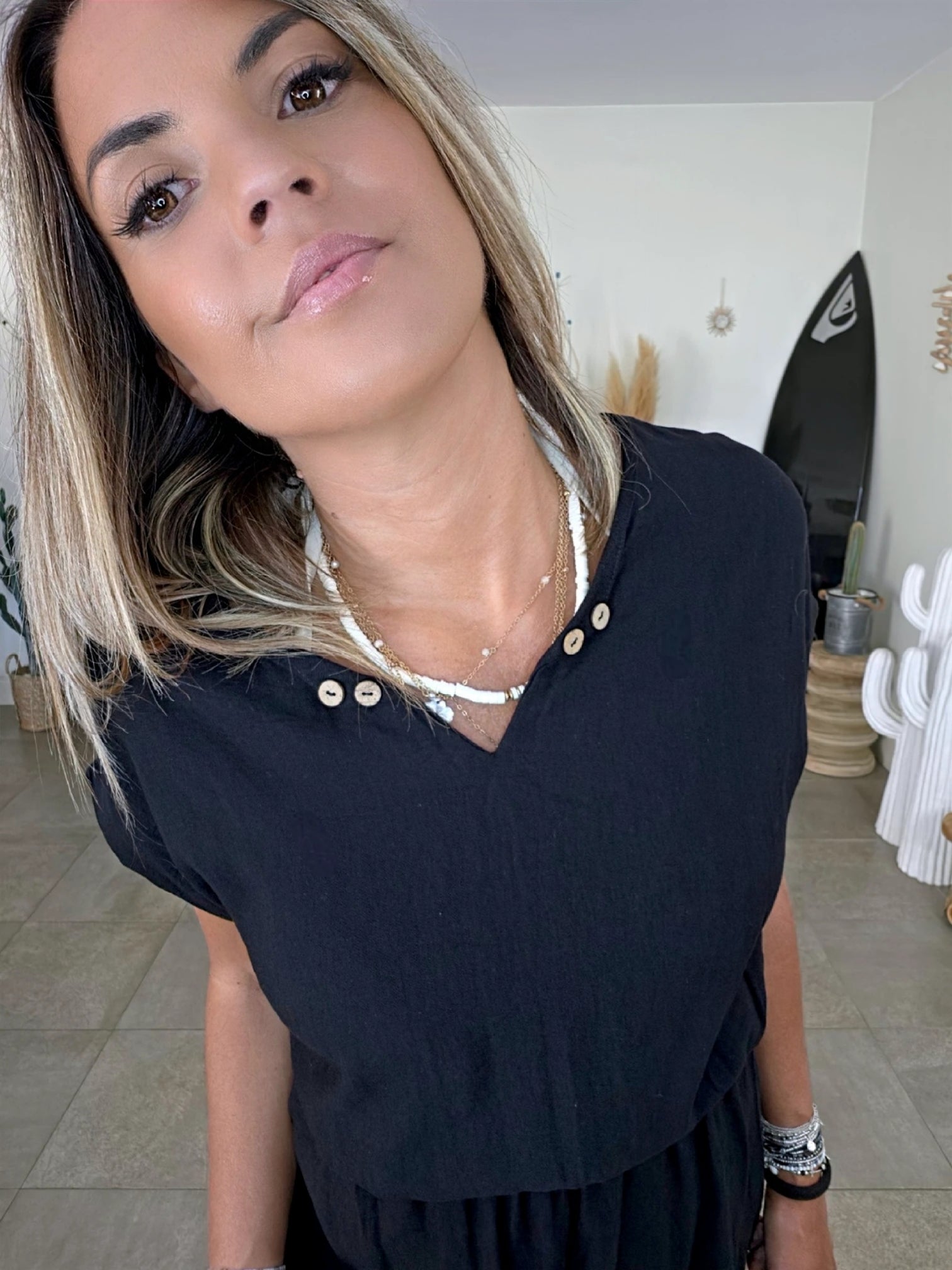 Robe été noire