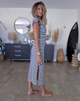 Robe marinière avec perles bijoux - 𝐌𝐚𝐫𝐢𝐧𝐚𝟒𝟒𝐟𝐚𝐦𝐢𝐥𝐲