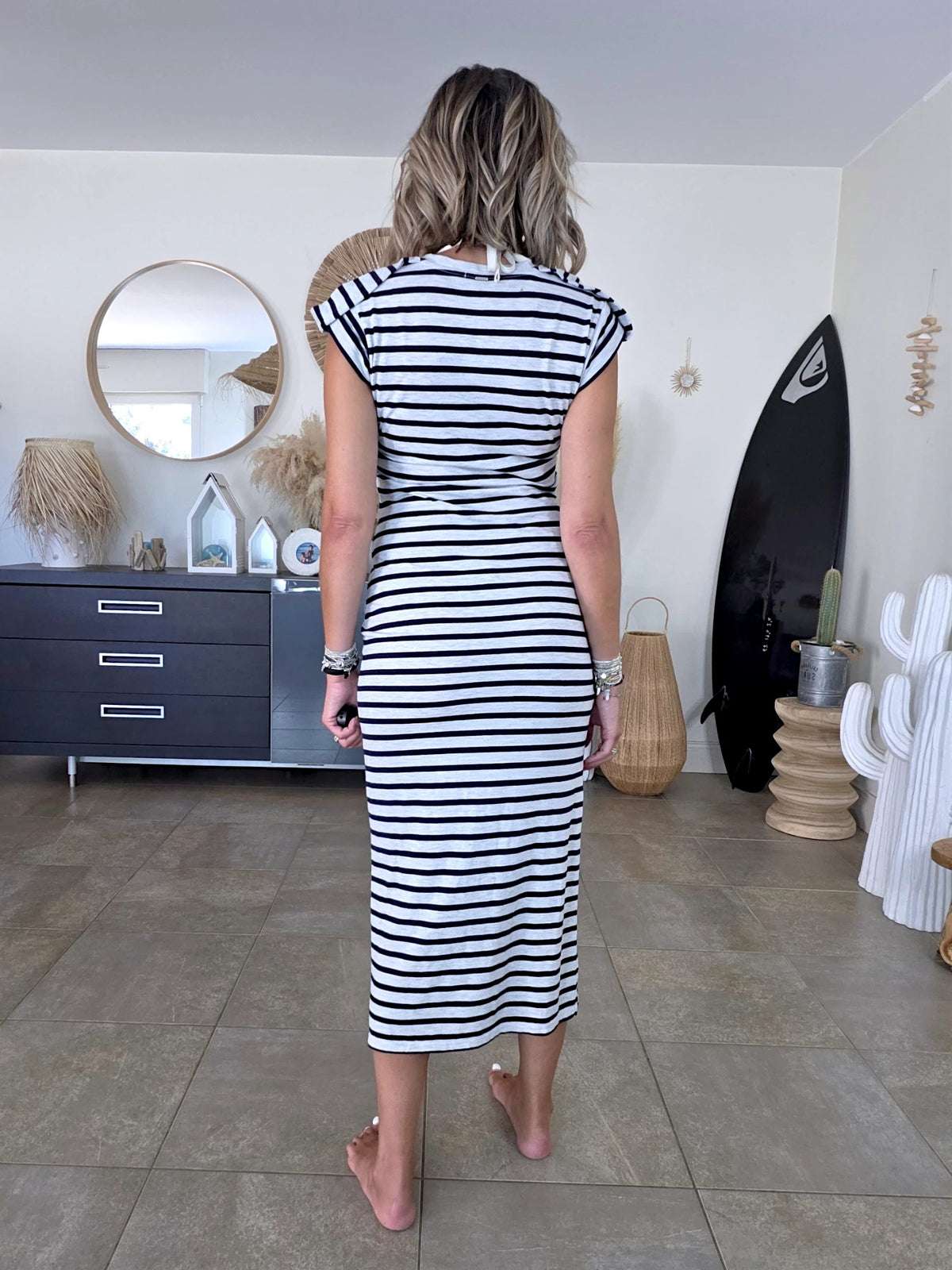Robe marinière avec perles bijoux - 𝐌𝐚𝐫𝐢𝐧𝐚𝟒𝟒𝐟𝐚𝐦𝐢𝐥𝐲