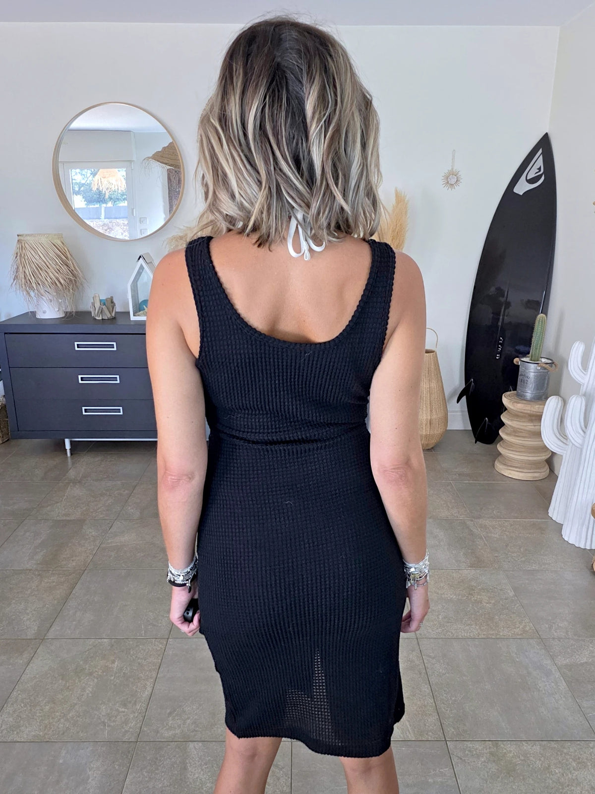 Robe noire en maille - 𝐌𝐚𝐫𝐢𝐧𝐚𝟒𝟒𝐟𝐚𝐦𝐢𝐥𝐲