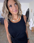 Robe noire en maille - 𝐌𝐚𝐫𝐢𝐧𝐚𝟒𝟒𝐟𝐚𝐦𝐢𝐥𝐲