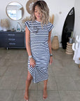 Robe marinière avec perles bijoux - 𝐌𝐚𝐫𝐢𝐧𝐚𝟒𝟒𝐟𝐚𝐦𝐢𝐥𝐲