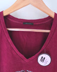 T-shirt bordeaux délavé Mexico