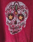T-shirt bordeaux délavé Mexico