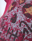 T-shirt bordeaux délavé Mexico