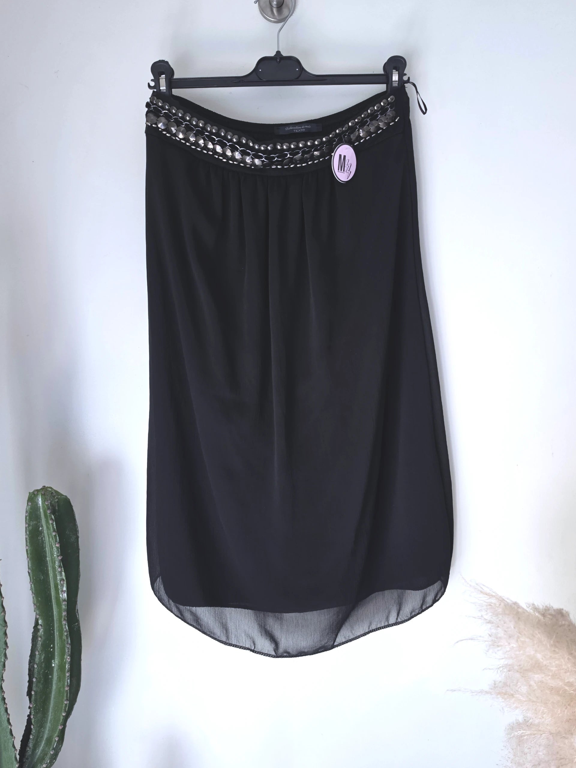 Robe bustier noire made in France