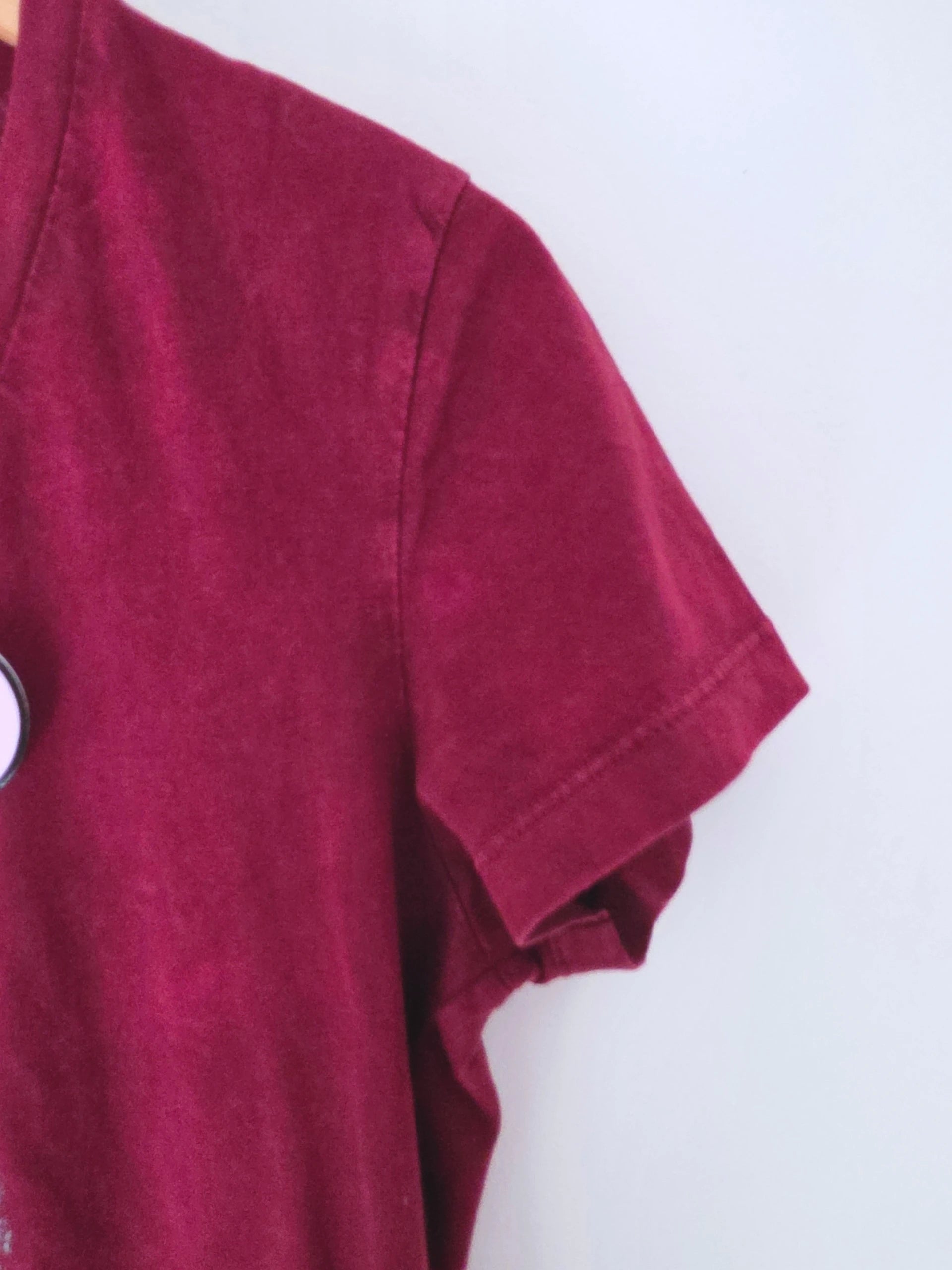 T-shirt bordeaux délavé Mexico