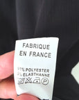 Robe bustier noire made in France