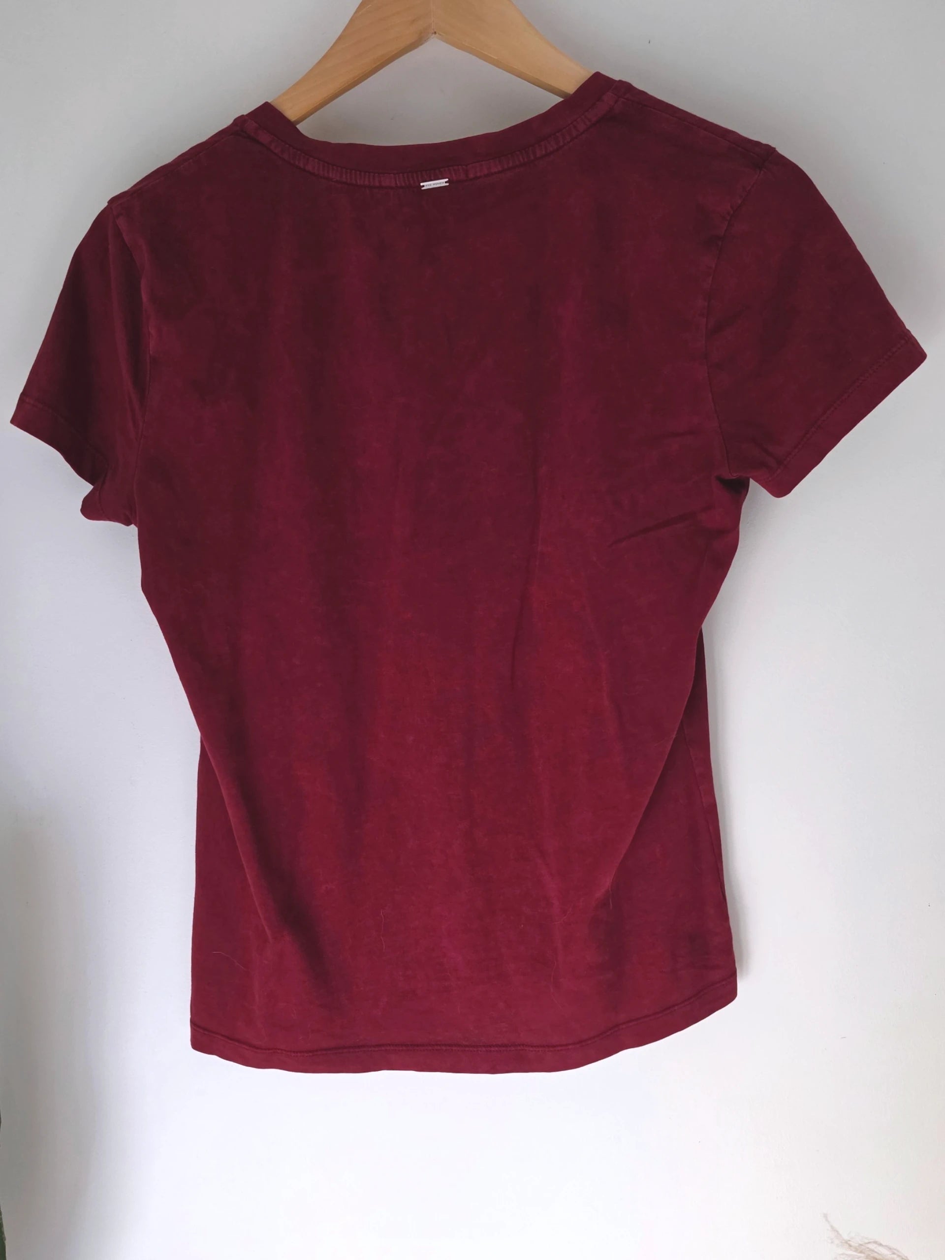 T-shirt bordeaux délavé Mexico