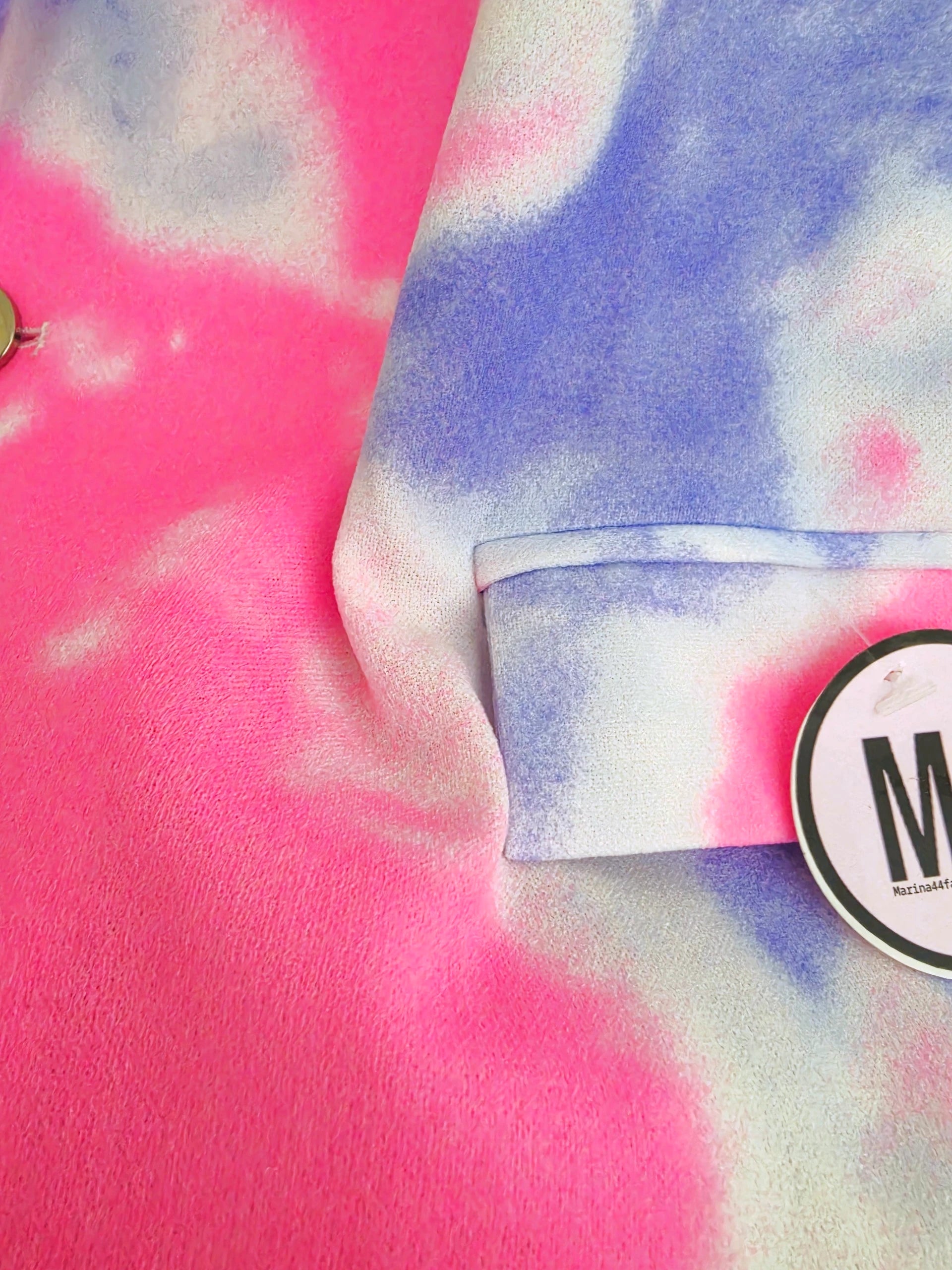 Ensemble veste + pantalon tie and dye