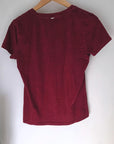 T-shirt bordeaux délavé Mexico