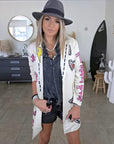 Veste longue en suédine à tags - 𝐌𝐚𝐫𝐢𝐧𝐚𝟒𝟒𝐟𝐚𝐦𝐢𝐥𝐲