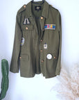 Veste saharienne militaire customisée