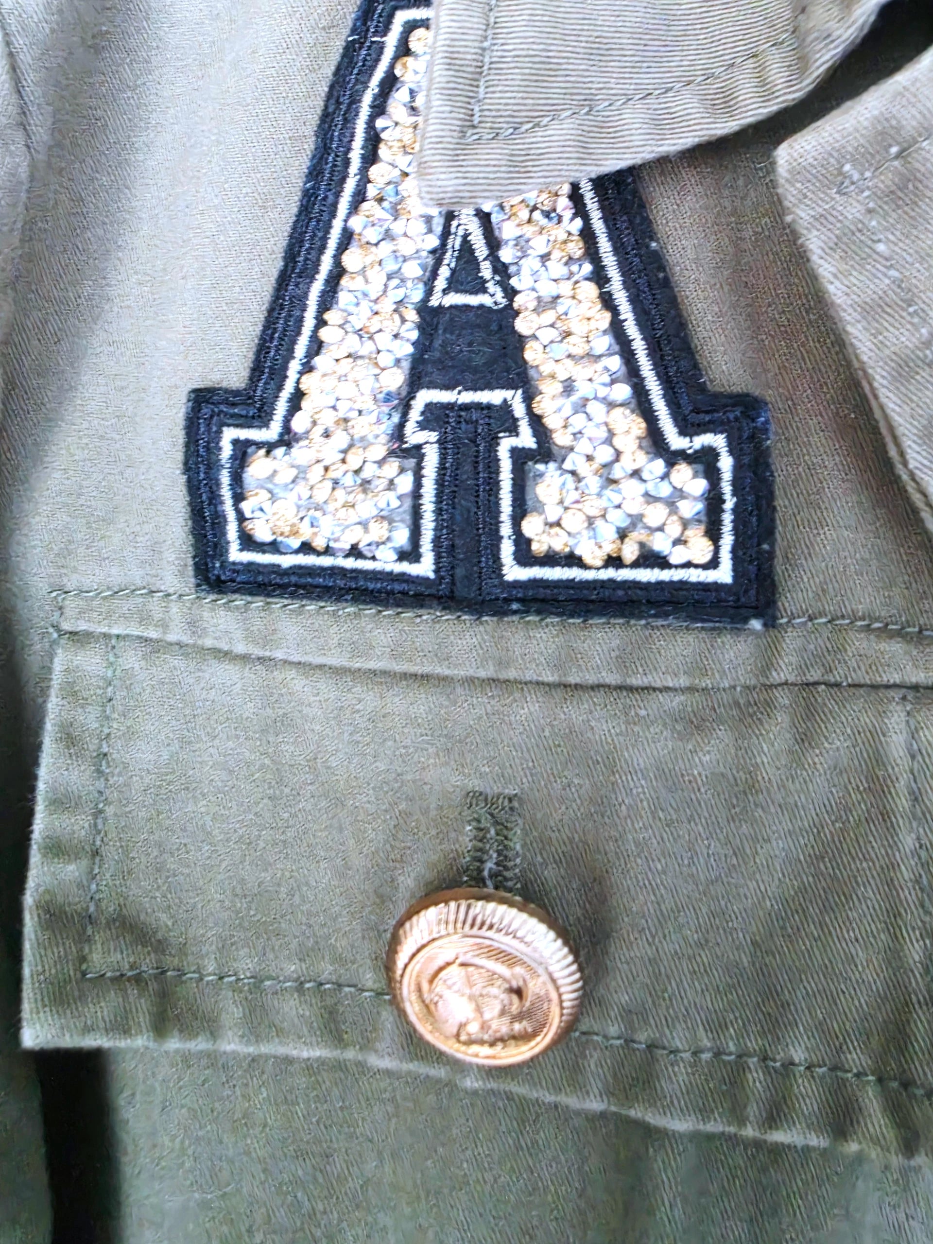 Veste saharienne militaire customisée