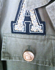 Veste saharienne militaire customisée