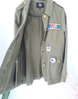Veste saharienne militaire customisée