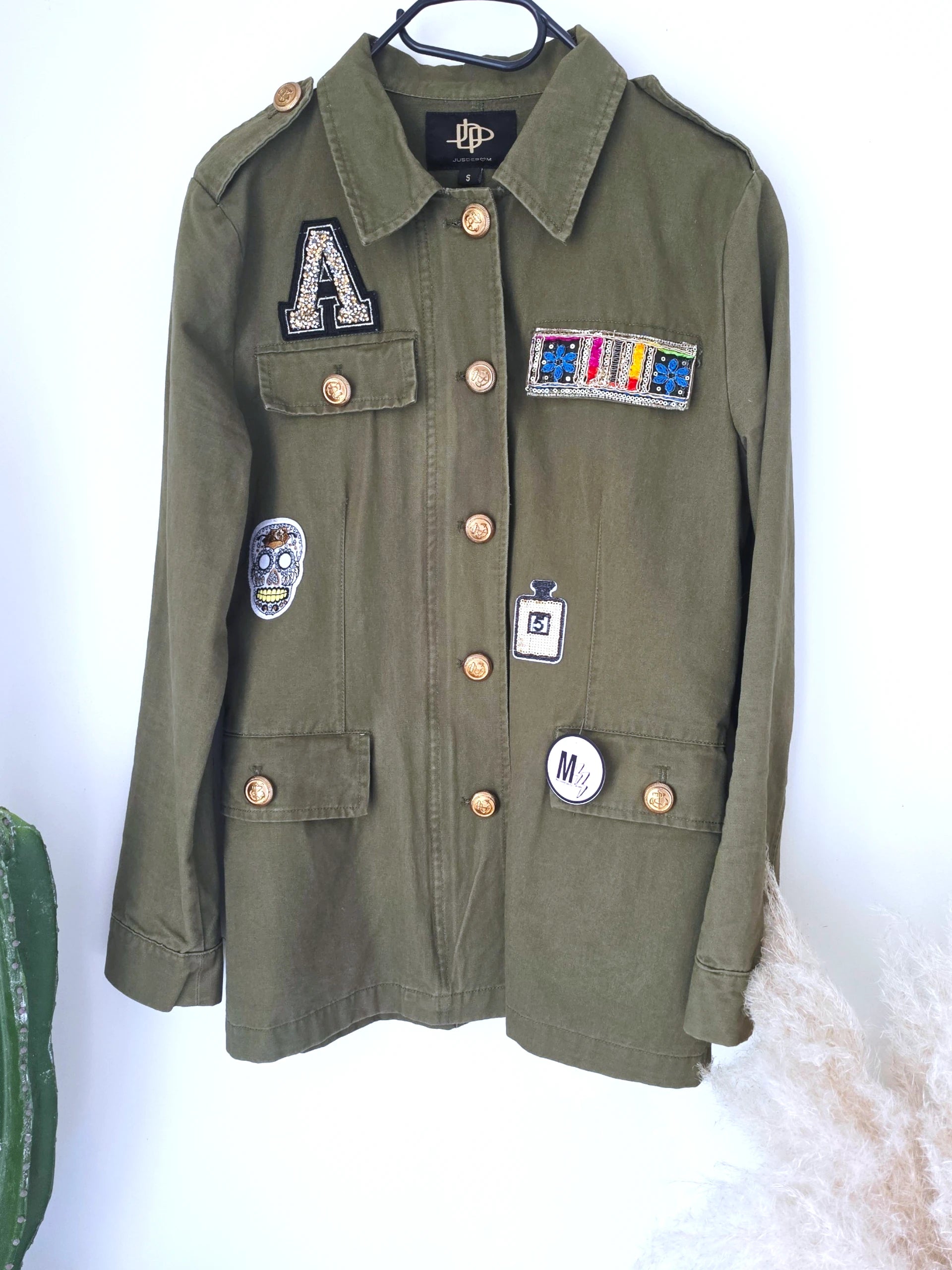 Veste saharienne militaire customisée