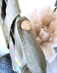 Veste saharienne militaire customisée