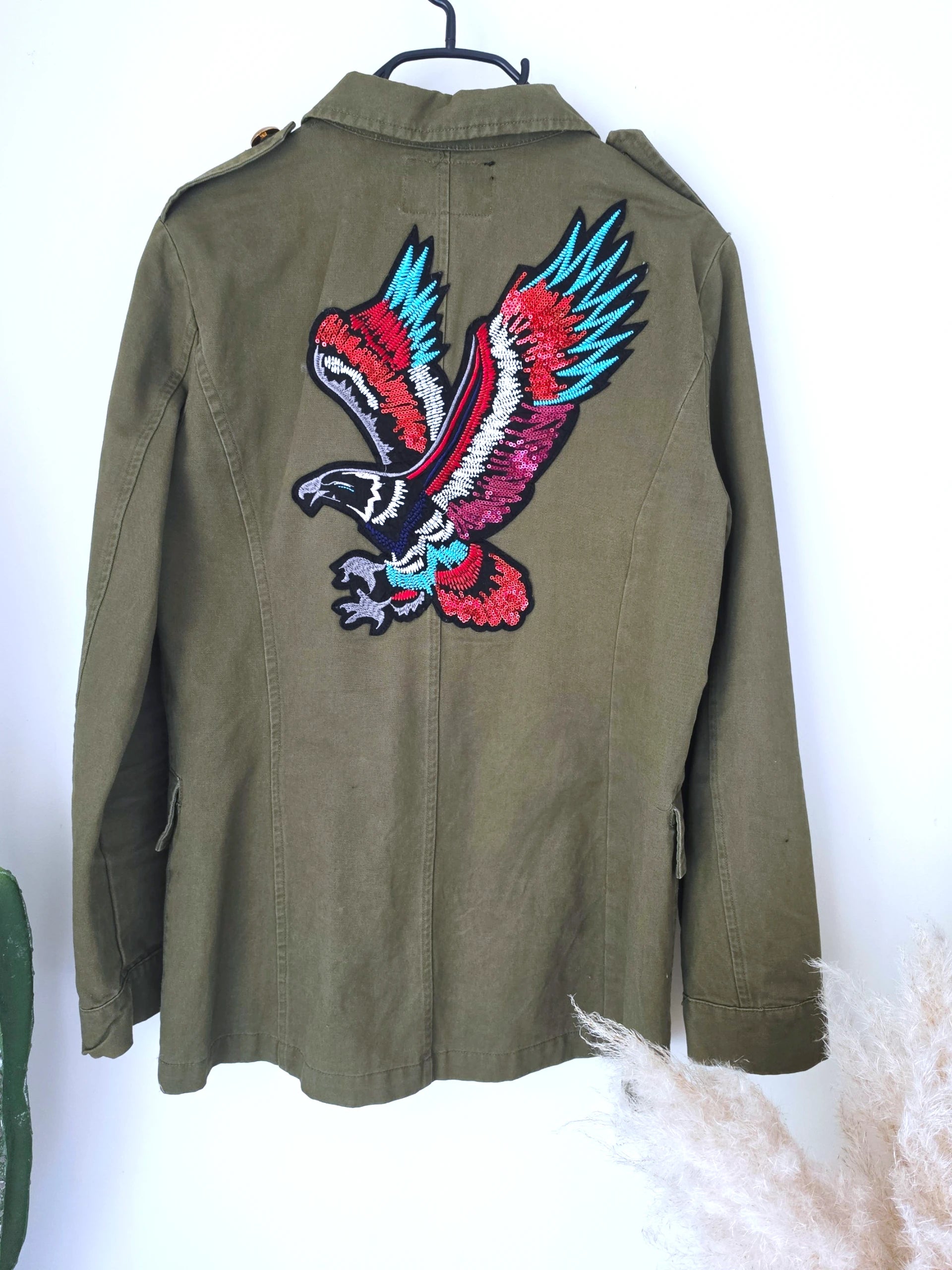 Veste saharienne militaire customisée