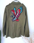 Veste saharienne militaire customisée