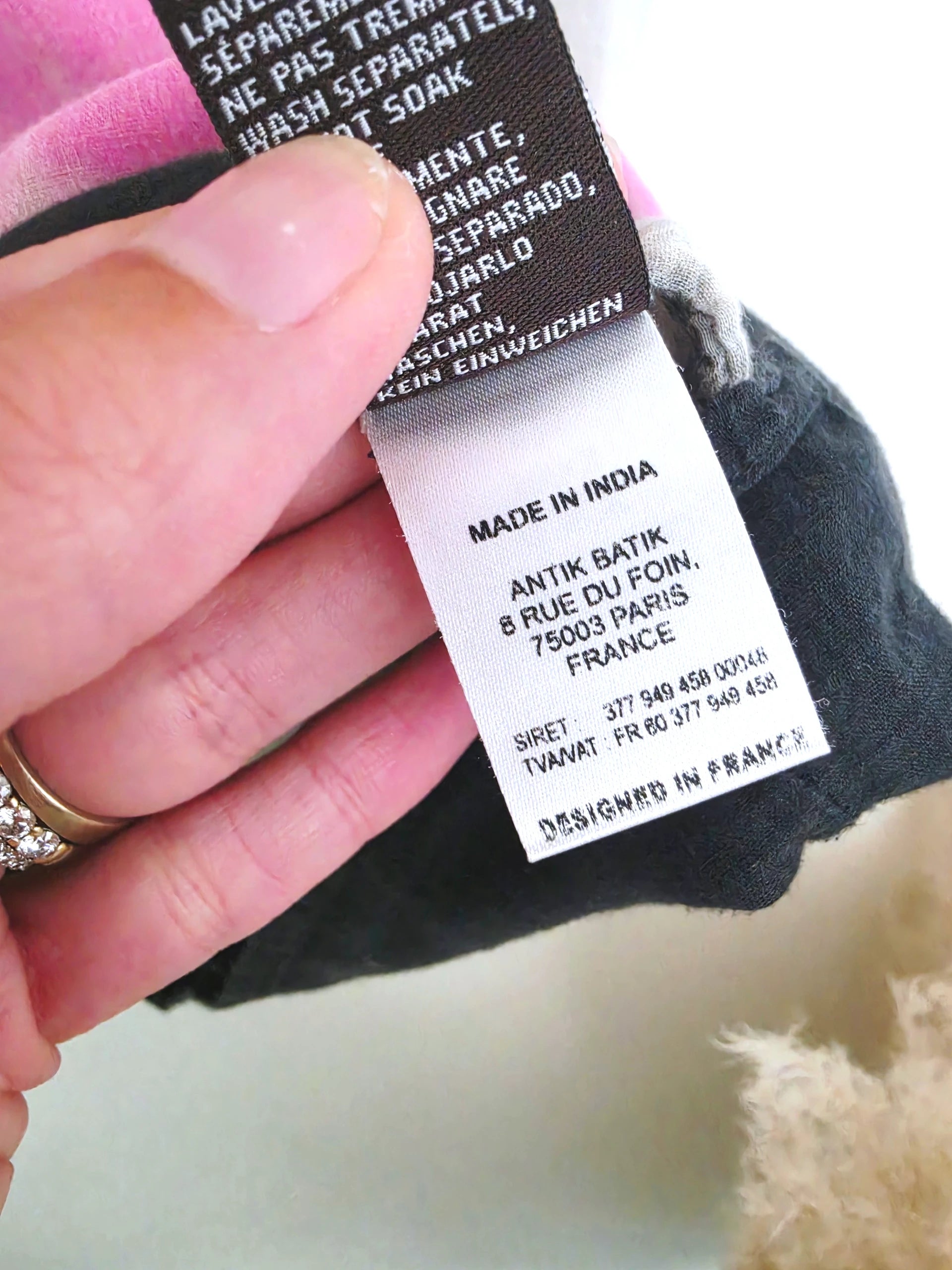 Débardeur taupe tie and dye